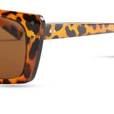 Brown Tortoise Angular Sunglasses