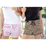 Soft Comfy Cheetah Lounge Shorts
