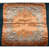 Rust Bandana Printed Western Southwestern Wild Rag Scarf Accent