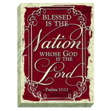 Pair of Patriotic Magnets One Nation Under God Red Black