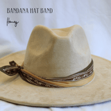Honey Paisley Bandana Hat Band