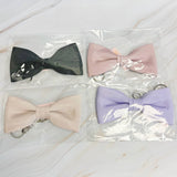 Perfect Shape Bow Key Chain Bag Charm Black