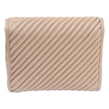 Joan & David Diagonal Quilted Hanging Toiletry Case