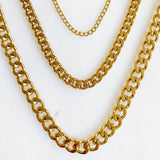 18K Gold-Plated Cuban Chain Necklace - Dainty – Tarnish & Water Resistant