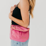 Tilly Nylon Crossbody Bag Rose Pink