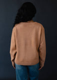 Light Brown Cream Coffee Weather Sweater