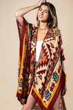 Southwest Sol Kimono | Southwestern Viscose Layer