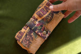 Courage Dear Heart Linen Tote Bag | Boho Sacred Heart Market Bag