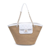 Landon Tote – Natural White