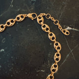 Western Equestrian Horse Bit Equine Links Chain Necklace