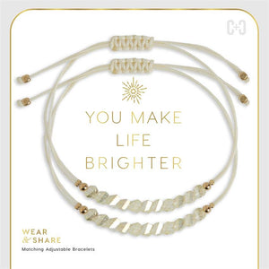 Wear + Share Bracelet Set Cream