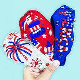 Baby You're a Firework Patriotic Beaded Headband