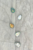 Western Teardrop Turquoise Gemstone Necklace | Crystal