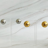 Starlight Sphere Stud Earrings – Silver