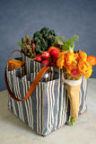 CapaBunga Multi-Pocket Heavy Canvas Market Tote
