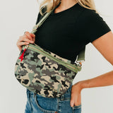 Callahan Canvas Printed Bum Bag – Camo