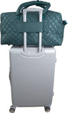 Joan & David Quilted Duffle Bag - 22" Parachute Nylon Weekender