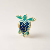 Sea Turtle Heart Enamel Lapel Pin