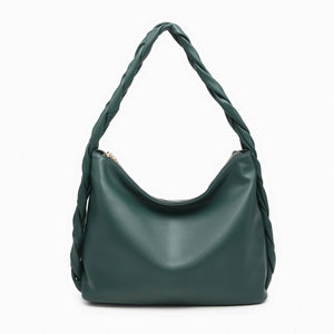 Delilah Knotted Detail Hobo with Knotted Handle Hunter Green