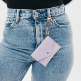 Madi Mini Clip On Envelope Wallet Lavender Purple