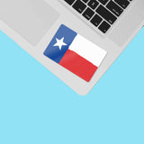 Texas Flag Rectangle Vinyl Sticker | Lone Star TX Decal | 2 Sizes