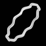 Sterling Silver Swirl Wave Toe Ring | .925 Minimalist Stacking Band