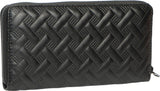 Rebecca & Rifka Basket Weave Quilted Wristlet Wallet