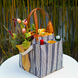 CapaBunga Multi-Pocket Heavy Canvas Market Tote
