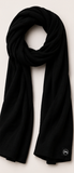 Catalina Black Cashmere-Blend Travel Scarf & Wrap