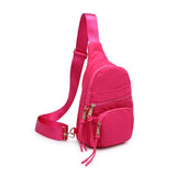 Sid Nylon Sling Backpack Rose Pink