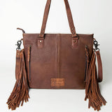 American Darling June Hair-On Cowhide & Leather Fringe Western Tote