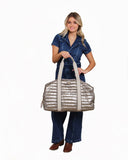Puffer Weekender Duffle Bag – Pebble Gray