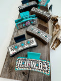 Large Western Hair Clip Claw: Horses