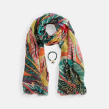 Jungle Scarf + Bracelet Gift Set