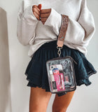 Hand Tooled Leather Wristlet Keychain Key Fob Chunky