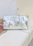 Liz 3 Compartment Crossbody Bag Platinum