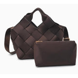 Resilience Woven Neoprene Tote – Chocolate Brown