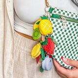 Cutie Fruit Bag Vegan Leather Charm Watermelon