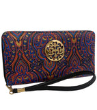 Rebecca & Rifka Paisley Print Wristlet Wallet