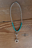 Say Whoa Necklace | Gold Western Bit Statement Necklace