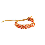 Kiamonni Southwest Beaded Bracelet with Gold Cord Tie