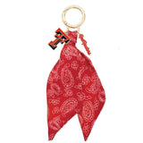Texas Tech Red Raiders Logo Bandana Bag Charm Keychain