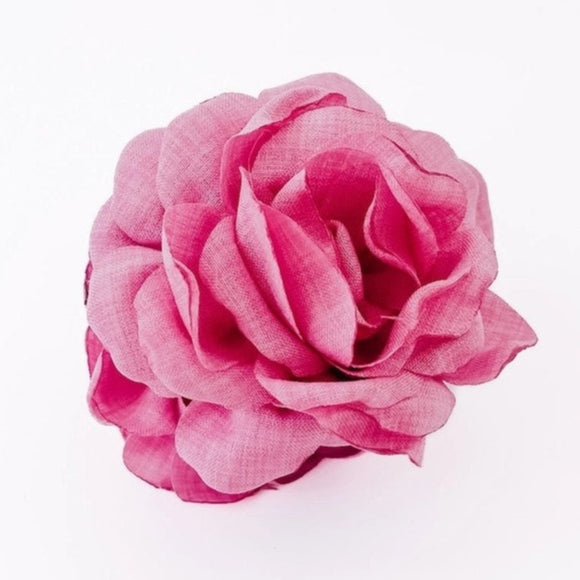 Blooming Rose Hair Claw Clip Fuchsia Hot Pink