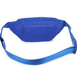 Aim High Woven Neoprene Belt Bag Fanny Pack Sling Bag Royal Blue