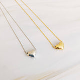 Love Bean Heart Necklace – Gold