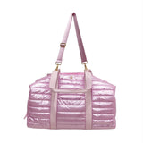 Puffer Weekender Duffle Bag – Ballet Pink
