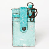 Hair-On Cowhide Leather Card Holder - Genuine Western Wallet