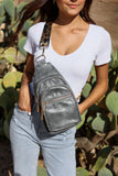 The Zoey Sling with Woven Crossbody Strap