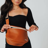 Sutton Crossbody Sling Bag Brown