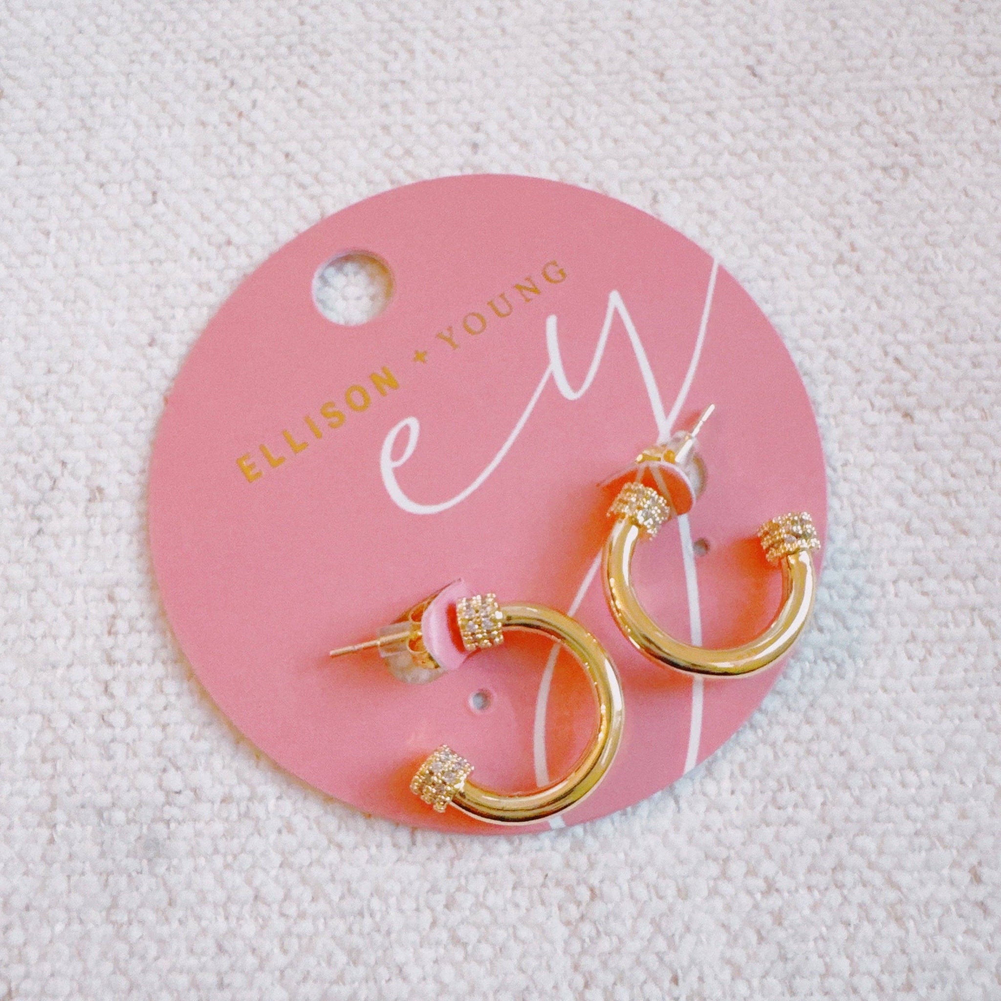 Simply Aiden Hoop Earrings | 18k Gold Plated